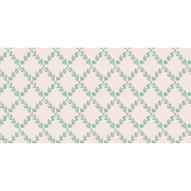 Rouleau de papier peint texturé treillis 21 po x 396 po Amaran, Crème