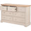 136 cm W Chest of 7 Drawers