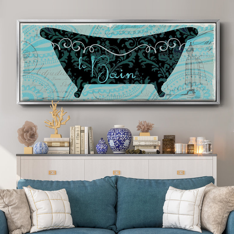 Vintage Silhouette- Framed Canvas