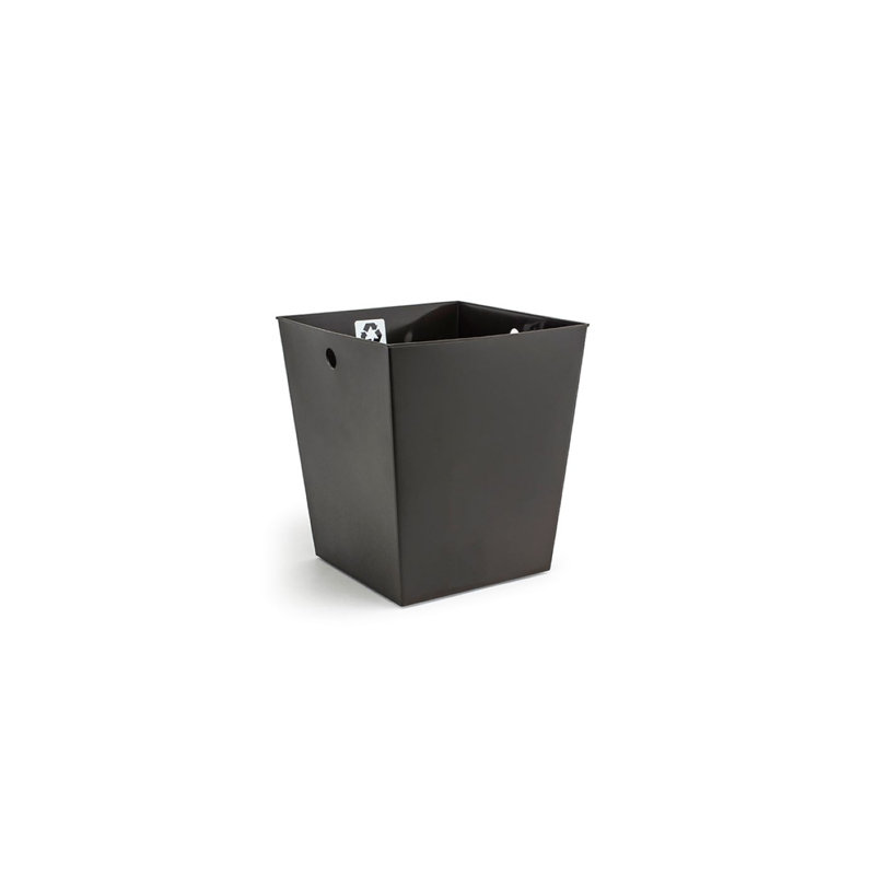 Corbeille pour déchets Flare Liner, Brun