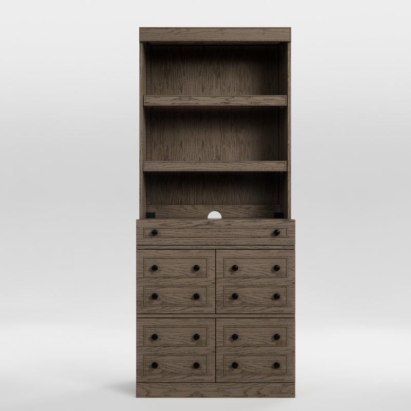 Bibliothèque de rangement Keyu, Beige