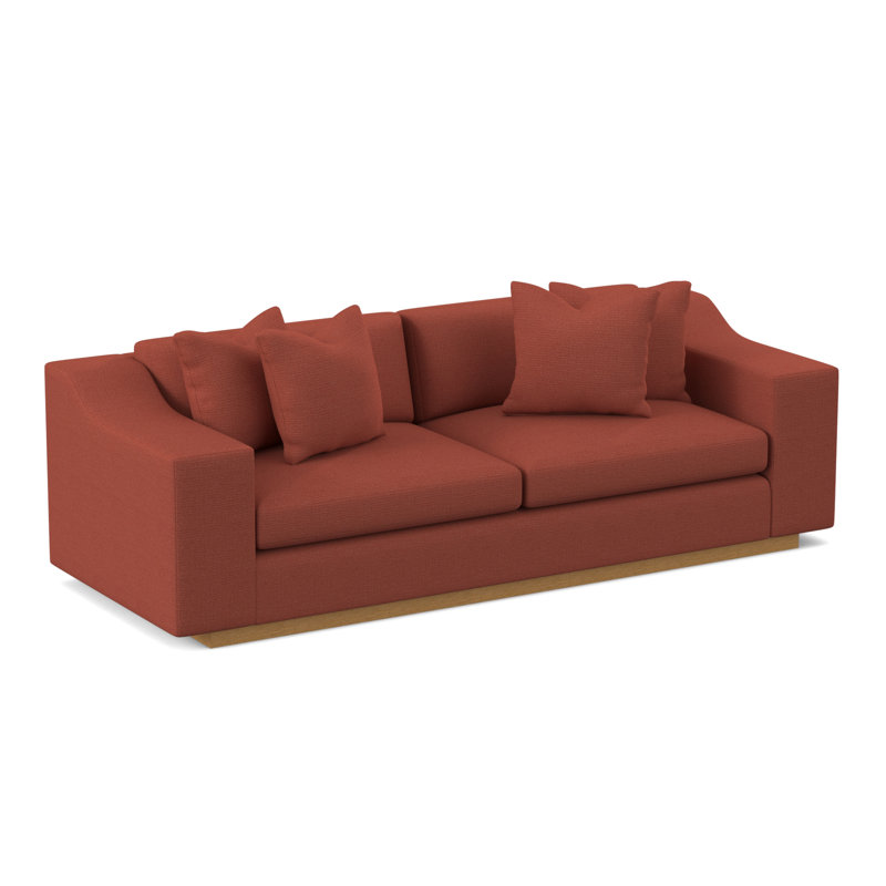 Barrett Sofa, Amber, Filigree Ivory 100% Polyester