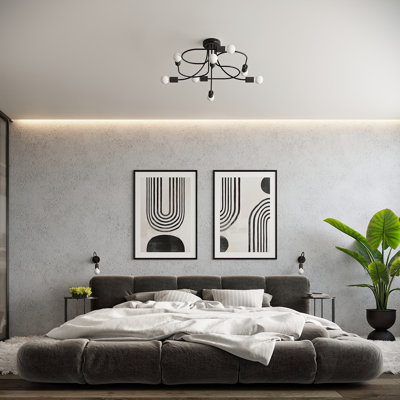 Wall lamp LEVAR black