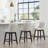 Arvelle Swivel Upholstered Faux Leather Counter Stool-91367052