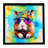 Hippie Animal Guinea Pig Framed Metal Print