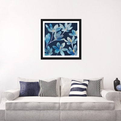 « mystique blue i », impression sur toile