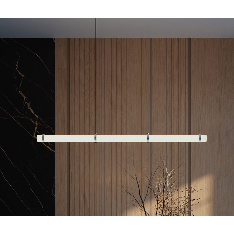 Miami - Luminaire suspendu linéaire DEL - Chrome poli, Chrome poli