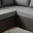 4-Person Outdoor Wicker Sectional Sofa Set With Cushions-124961462