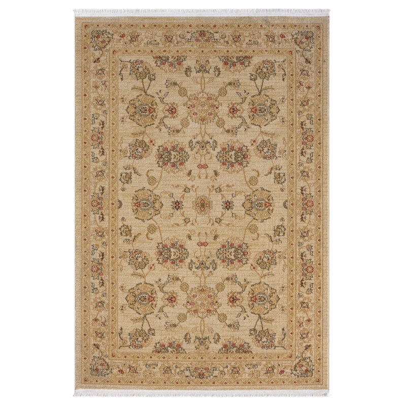 Merya Cream/Brown Rug, Rectangle 140 x 200cm