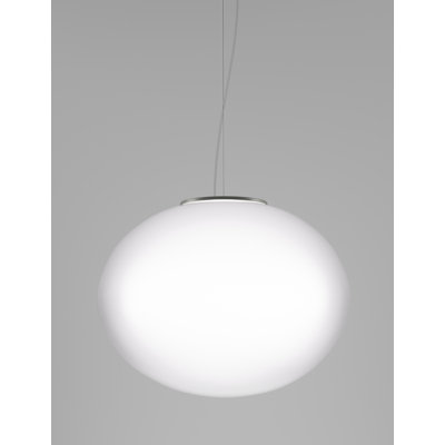 Lucciola Suspension M White Matt Satin Nickel 3Eu Ul