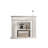 Beige Solid Wood Freestanding Fireplace-117512296