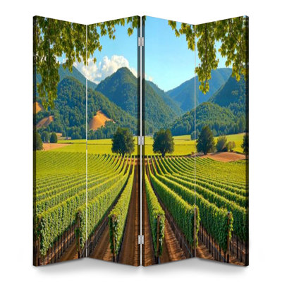 Cloison pliante 4 panneaux à cloison Royal Napa Valley California