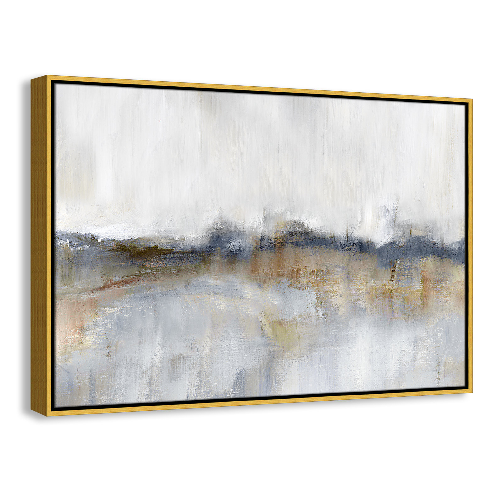 Autumnal Tide Print by Nan, 25.5" H x 37.5" W, Gold