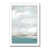 White Framed Paper Print