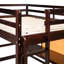 Lit mezzanine avec bureau et espace d'écriture, structure en bois pour une chambre à coucher sécuritaire et stable - 2 tiroirs pratiques-929014308-929014311