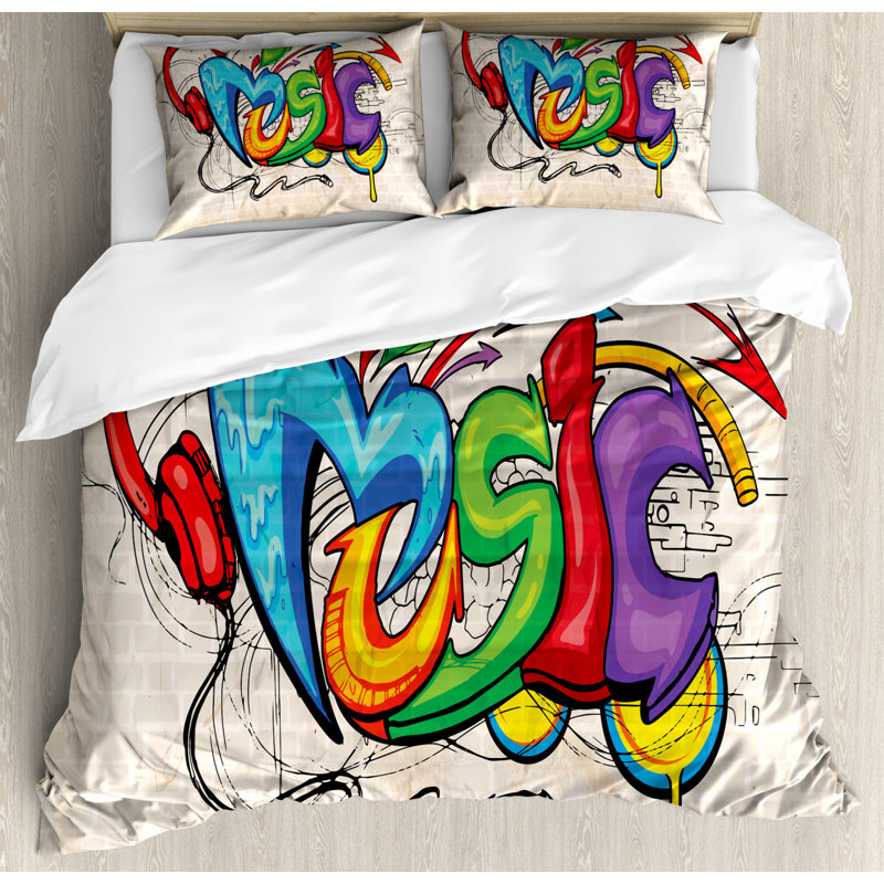 Modern & Contemporary Duvet Cover, Queen Duvet Cover + 2 Pillow Shams