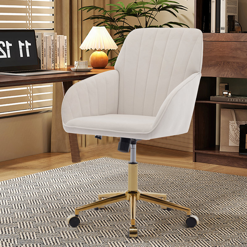 Fauteuil de bureau réglable, chambre à coucher à domicile, fauteuil pivotant ergonomique, siège à dossier, confortable pour les longues séances