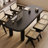 Black Rectangular Solid Wood desks-107682119