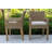 Fleur 6-Person Eucalyptus, HDPE and Wicker Patio Dining Set with Cushions