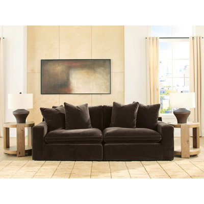100 " Velvet Loveseat