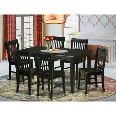 Agetina Rubberwood Solid Wood Dining Set