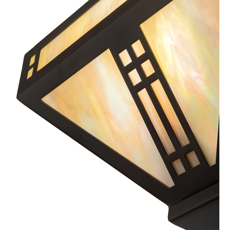 Applique murale 1 lumière Prairie Loft, Bronze huilé