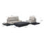Oslo Aluminum Outdoor Upholstered Lounge Set – 5-Piece