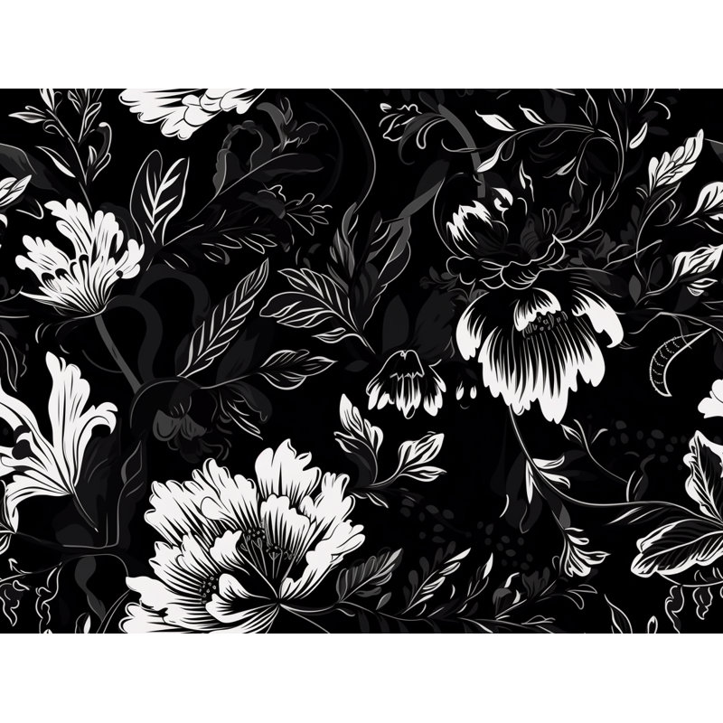Machine Printed Comforter, Green/Beige Floral, Queen Comforter