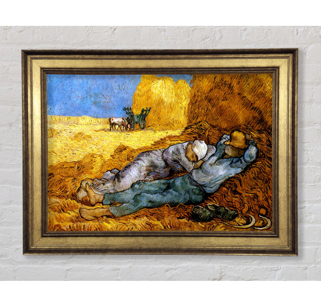 Van Gogh Heuballen - Einzelner Bilderrahmen Kunstdrucke