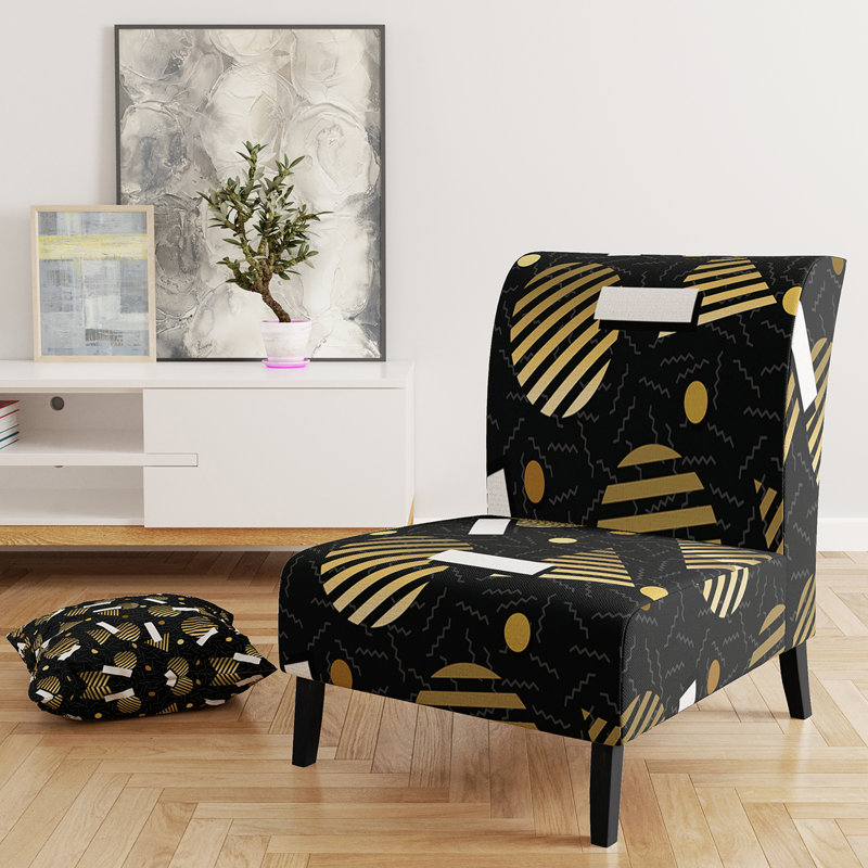 Fauteuil de chambre rembourré Mid-Century