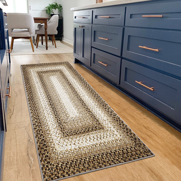 Brisseida Washable Geometric Indoor Rug