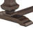 Emerson Dark Brown Wood Extendable Dining Table
