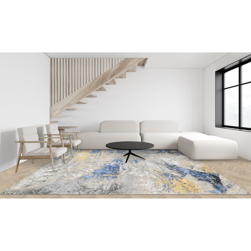 Abstract Area Rug, Rectangle 15' x 25'