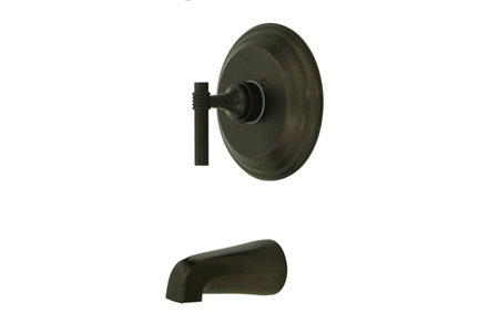 Milano Single Handle Wall Mounted Tub Spout, Oil Rubbed Bronze