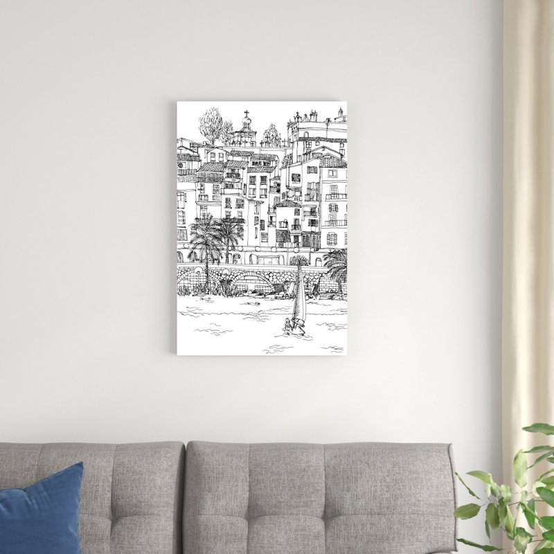 B&W City Scene V, H 30 po x l 20 po x P 1,25 po