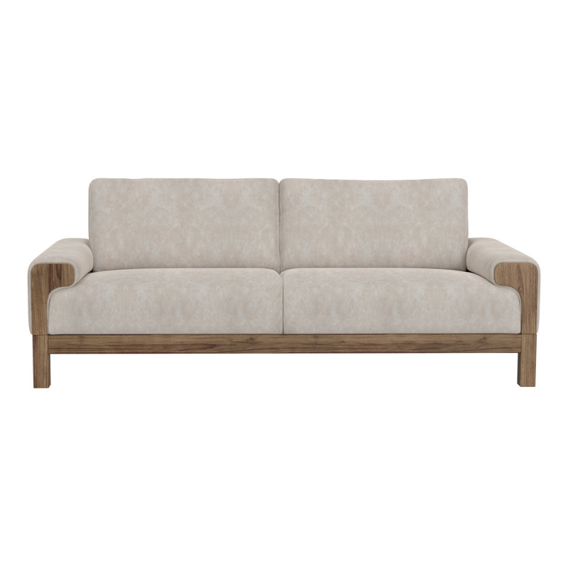 Dobby Wooden Frame & Base, Sofa, Snow