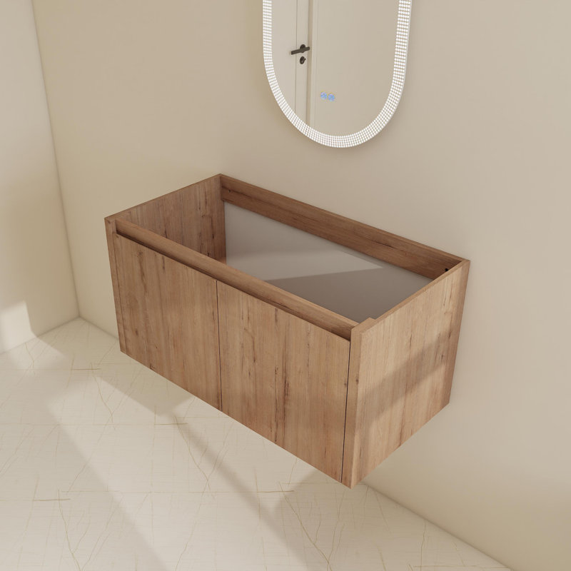 36" Wall-Mounted Single Bathroom Vanity  Base