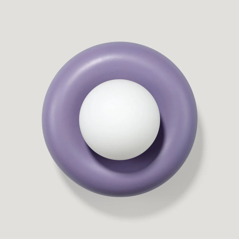 NOVI Ceramic Wall Sconce, Lilac
