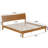 Phoenix Wood Platform Bed with Matching Footboard-324910958-324910949