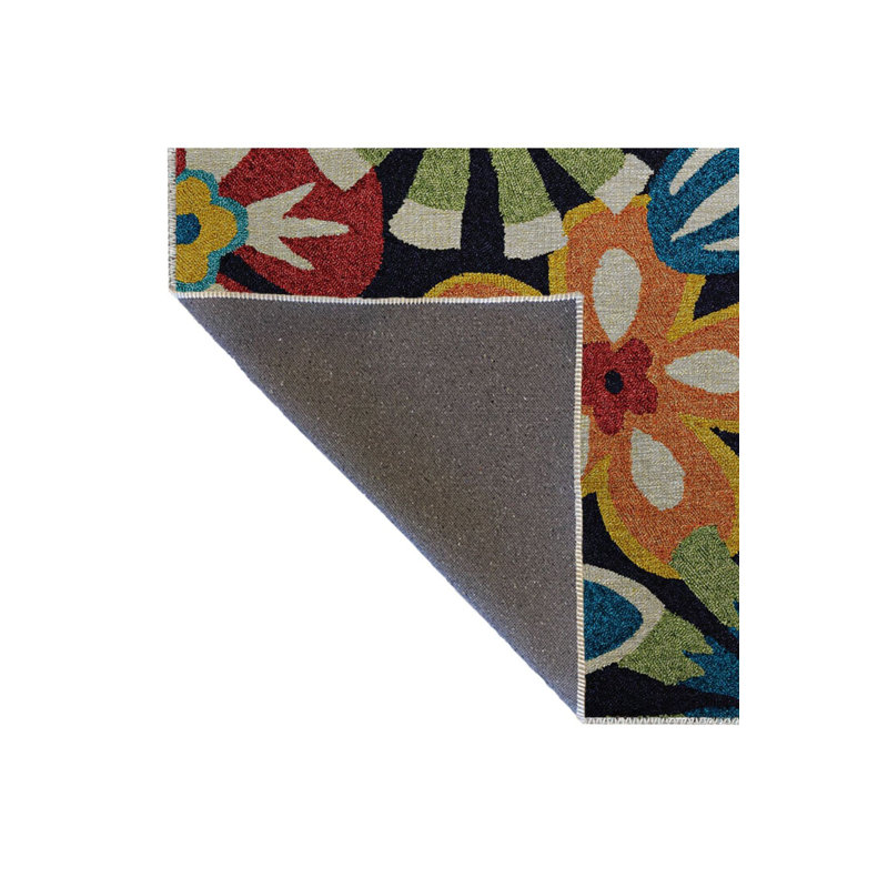 Multi Color Floral Design Flower Pattern Creative Modern Decorative Machine Washable Area Rug