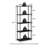 5-Tier 57.4" Open Shelf Bookcase, Compact Storage Bookshelf-221452309-221384783