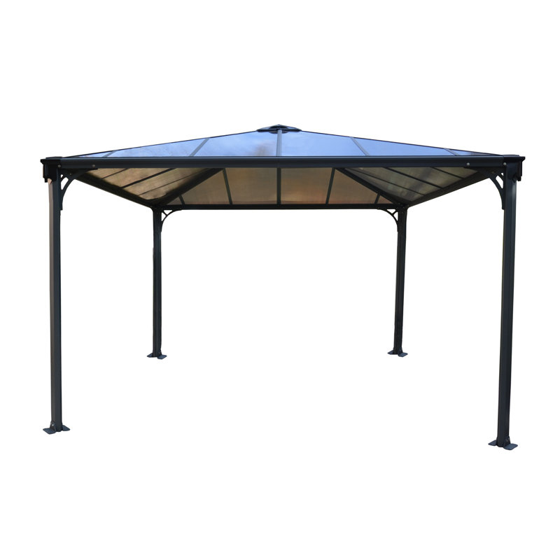 Palermo Aluminium Gazebo, 116.4 cm H x 141.73 cm W x 141.73 cm D