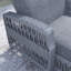Chaise longue d'extérieur inclinable avec accoudoirs-379995307