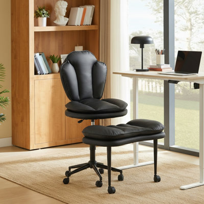 Chaise de bureau à pieds croisés Cloud Criss Cross