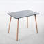 Table 115 x 75 x 75 cm, table à manger, table de bureau, table basse