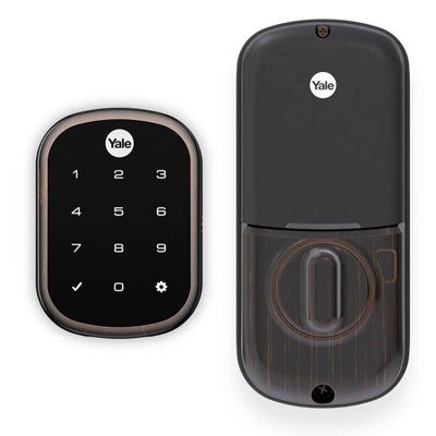 Real Living Key Free Assure Touchscreen Deadbolt with ZigBee -  Yale Home, YRD256HA20BP