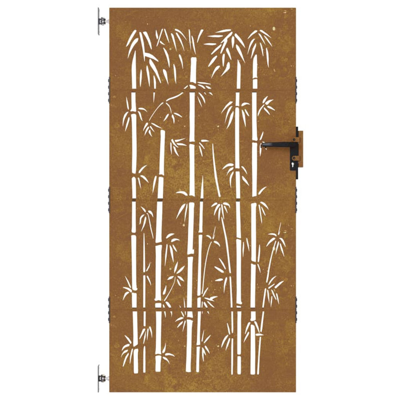 Phokas Metal Gate, Brown, 85 x 175 cm (W x H)