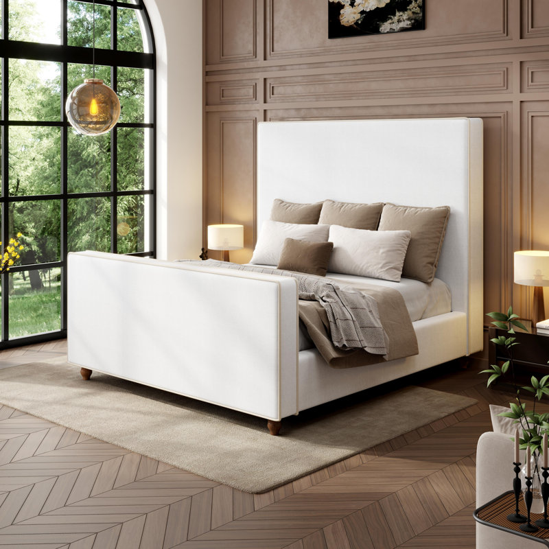 Concorde Upholstered Panel Platform Bed, King
