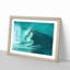 Surfing in Hawaii - Picture Frame Graphic Art Print-55728307-55728308