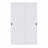 96 in. Primed Paneled Pantry Closet Sliding Doors With Hardware & Handles-104275763